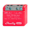 Relé Shelly 1PM Mini Gen4 Interruptor WiFi con Medición de Consumo