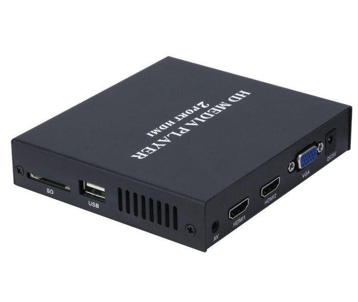 Reproductor Multimedia con Salidas HDMI y VGA para USB y SD