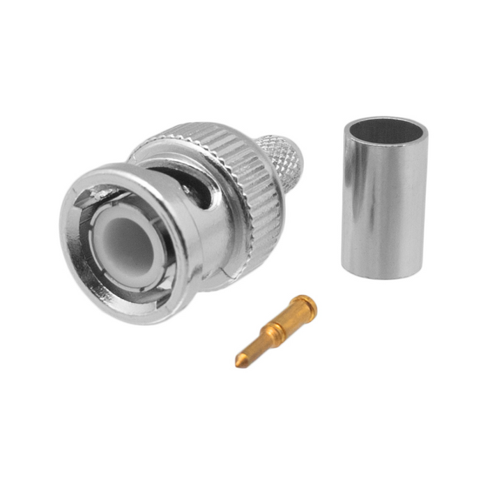 RG-59 BNC MACHO CRIMPAR PACK 10 UNIDADES