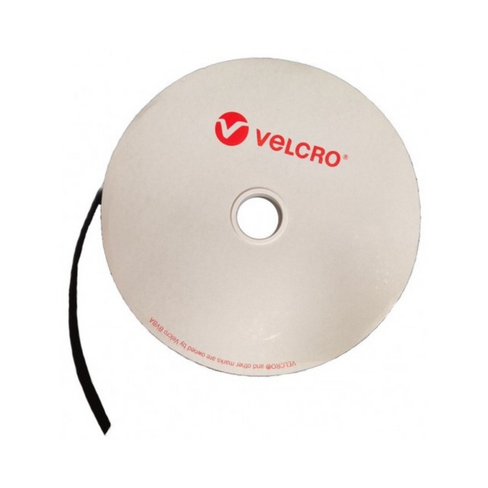 ROLLO 25 METROS DE VELCRO NEGRO