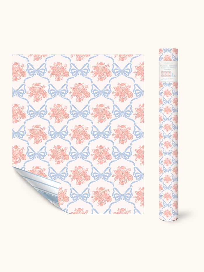 Romantic Rococo Reversible Gift Wrap