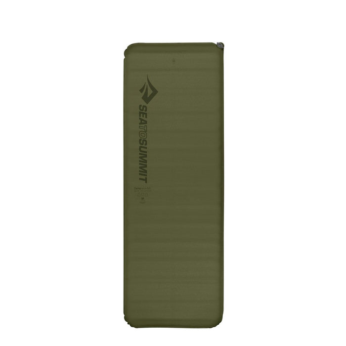 SEA TO SUMMIT CAMP MAT SELF INFLATING REGULAR RECTANGULAR WIDE GREEN