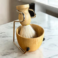 SHAVING BRUSH & STAND