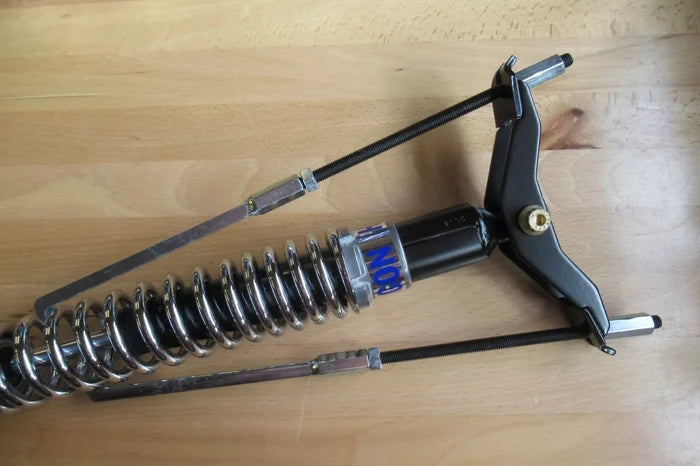 Shock spring compressor tool motorcycle shocks compress hook set