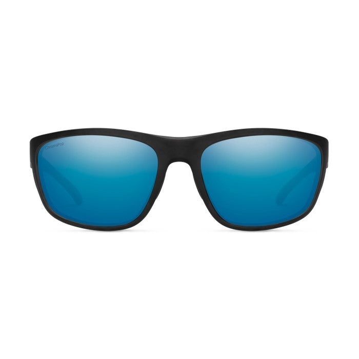 SMITHS OPTICS REDDING MATTE BLACK CHROMAPOP GLASS POLARIZED BLUE MIRROR