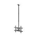 Soporte de techo giratorio, inclinable, extensible (TV 37"-80", 50Kg)