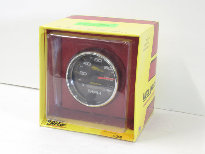 Speedometer Auto Meter Black face 120 MPH speedo gauge USA Made procycle