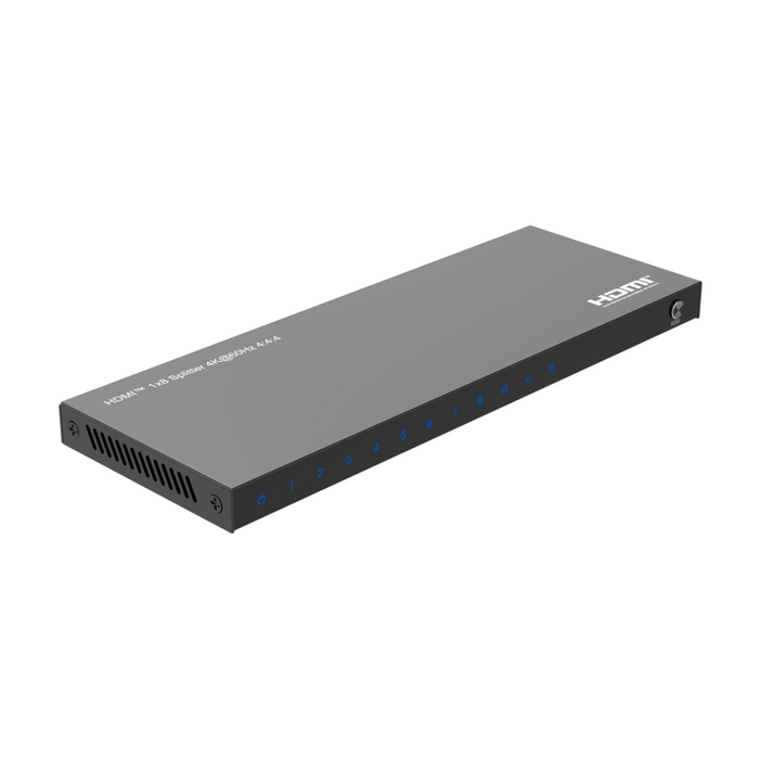 Splitter HDMI 1X8 4K60 Funcion EDID HDCP 2.2