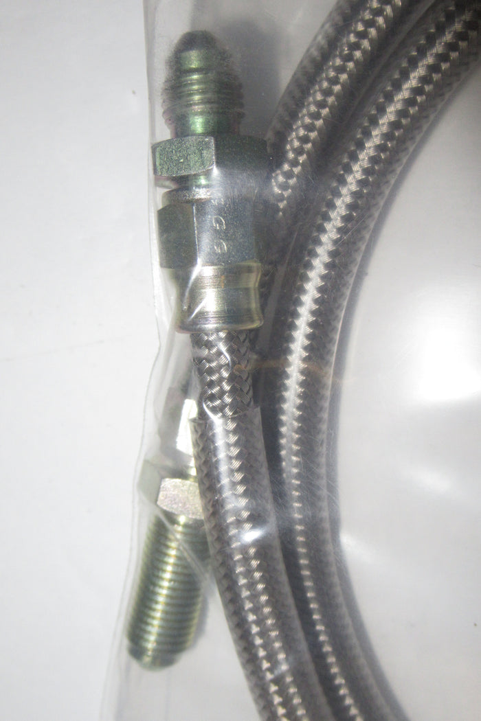 SS braided Front Brake Hose 22" Norton Commando 06-3541 SS UK MADE