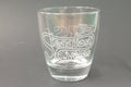 Steadfast Cycles logo 6 oz drinking glass old fanshioned small BSA logo laser etched