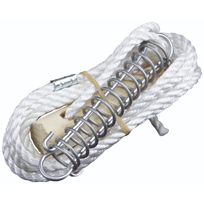 SUPEX GUY ROPE KIT DOUBLE 6MM ROPE WITH WOOD & SPRING