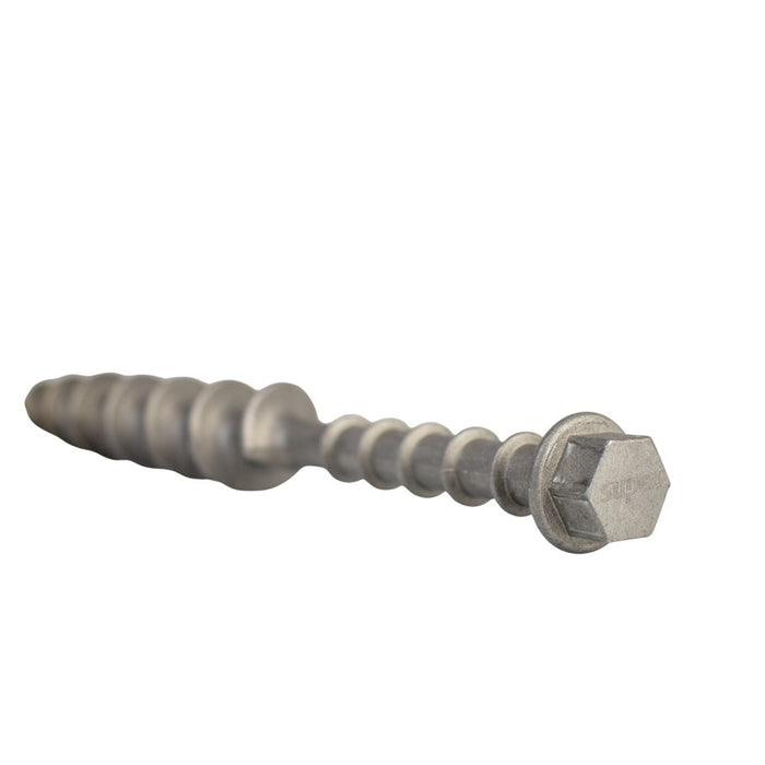 SUPEX LARGE ALLOY SCREW IN PEGS 4 PACK WITH GUY ROPE CLIP