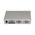 SVGA duplicador para 2 monitores con alimentación