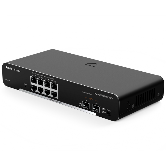 Switch Cloud Gestionable 8 Puertos Gigabit + 2 SFP RG-NBS3100-8GT2SFP Reyee
