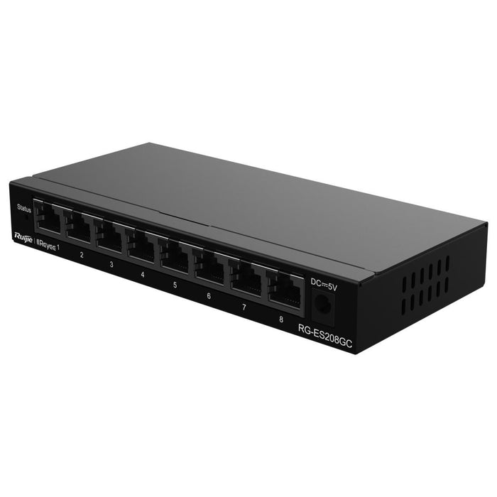 Switch Cloud Gestionable 8 Puertos Gigabit RG-ES208GC Reyee