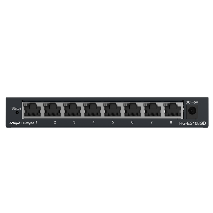 Switch Sobremesa 8 Puertos Gigabit Carcasa Metal RG-ES108GD Reyee
