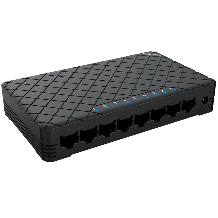 Switch Sobremesa 8 Puertos RJ45 10/100 Mbps RG-ES08 Reyee