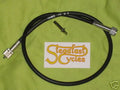 Tachometer Cable 32" 2'8"  w spade Tach Aerco Triumph BSA UK Made