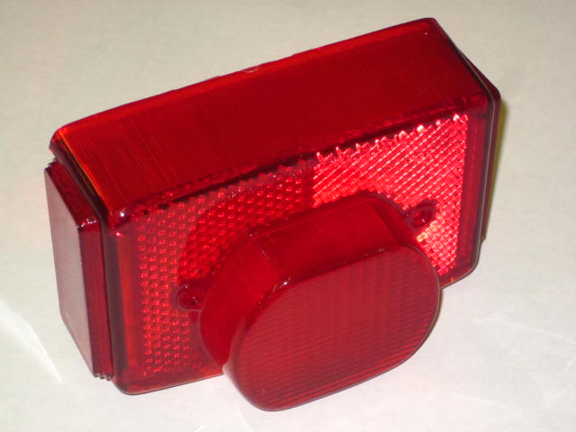 Taillight lens only Norton Triumph BSA Lucas #54584930 1972 73 74 75 76 77 78 79