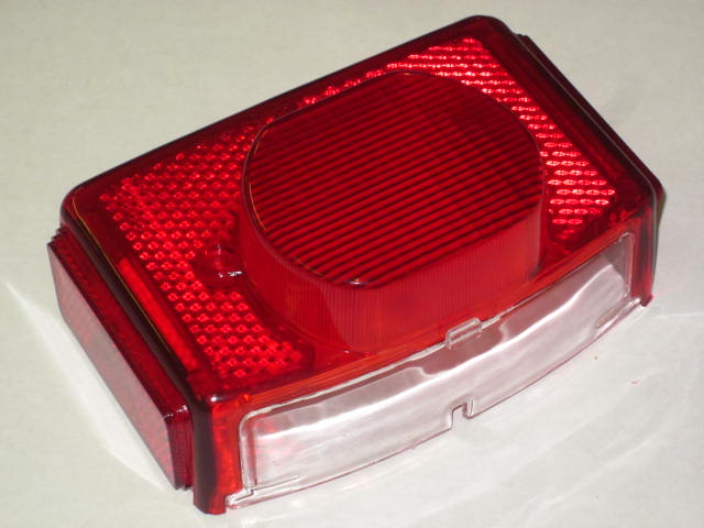 Taillight lens only Norton Triumph BSA Lucas #54584930 1972 73 74 75 76 77 78 79