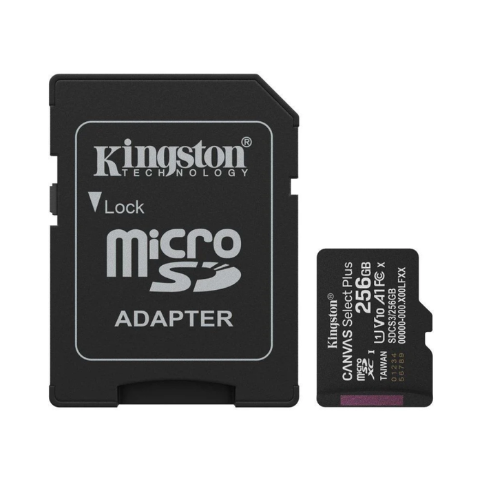 Tarjeta de Memoria Kingston CANVAS Select Plus microSD