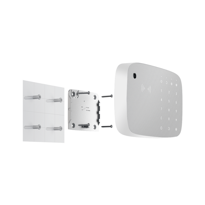 Teclado de Alarma con Lector RFID y Sirena 105 dB Grado 2 KeyPad Combi Ajax