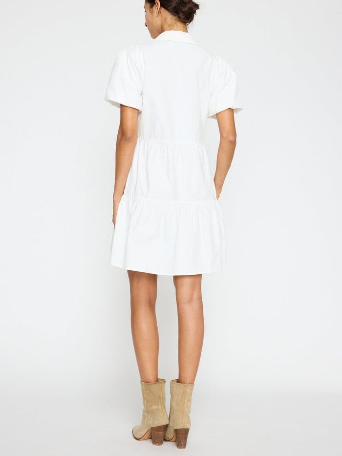 Havana white mini dress back view