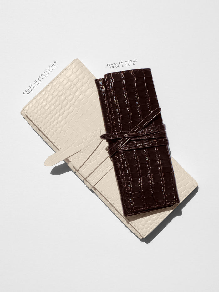 The Jewelry Croco Travel Roll