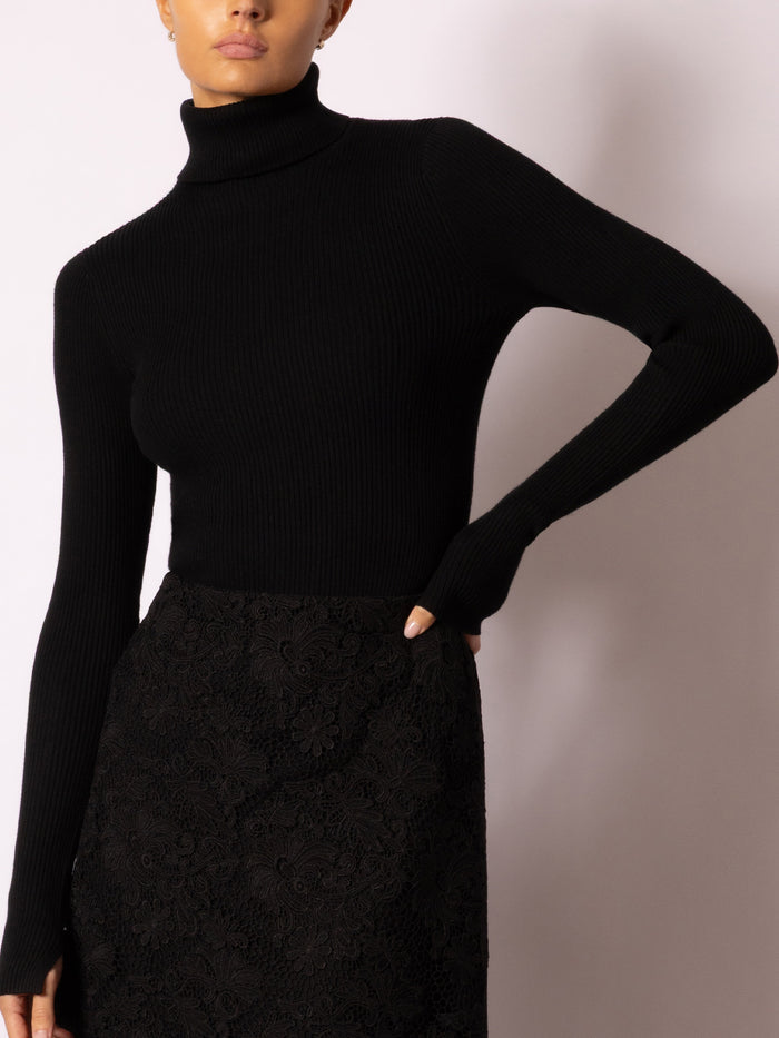 The Noel Ribbed Turtleneck