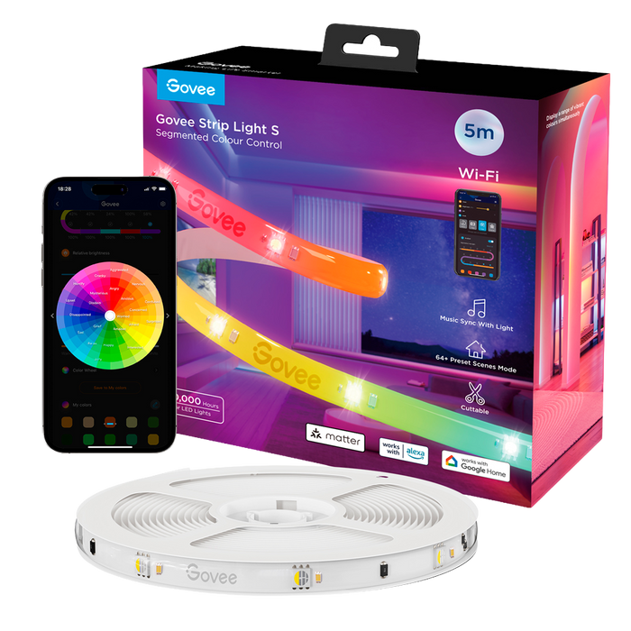 Tira LED Govee RGBIC Wi-Fi + Bluetooth 5m/10m | Matter
