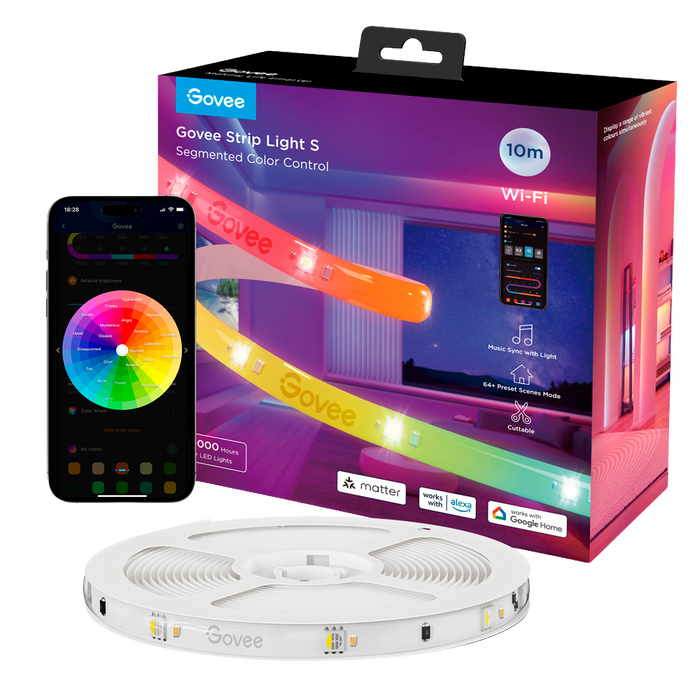 Tira LED Govee RGBIC Wi-Fi + Bluetooth 5m/10m | Matter
