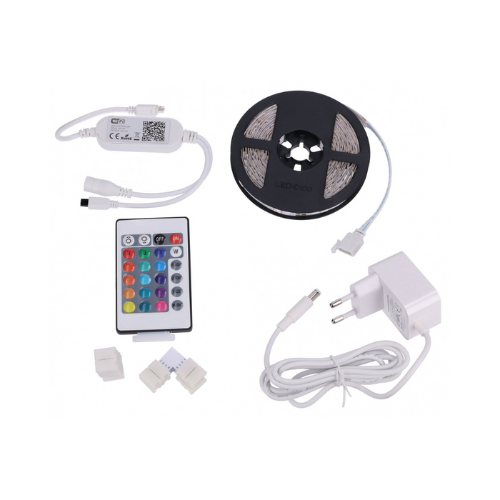 TIRA LED SOUND LED 11,5W RGB -100-240V/50-60Hz IP20 5m