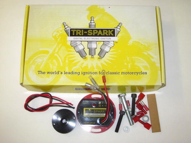 Tri-Spark Digital Electronic Ignition Triumph 500 650 750 twins Clock-wise Norton Atlas