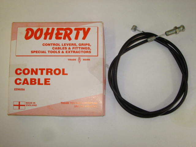 Triumph 500 Clutch cable 1953 1954 Doherty UK Made 60-0306 59.5" sheath