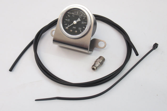 Triumph center mount black face gauge 650 750 T140 T120 TR6 TR7