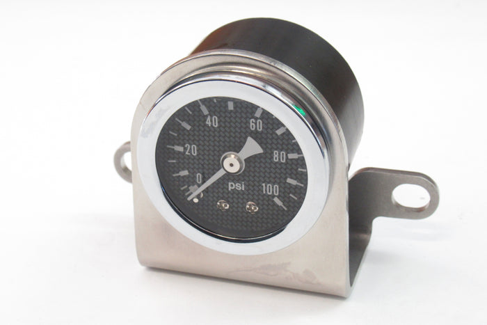 Triumph center mount black face gauge 650 750 T140 T120 TR6 TR7