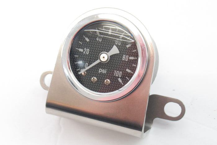 Triumph center mount black face gauge 650 750 T140 T120 TR6 TR7