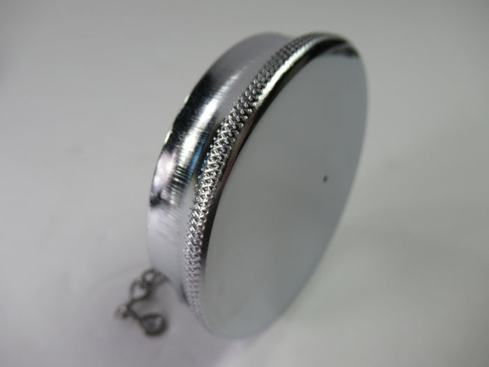 Triumph gas tank cap chrome flat top with safety chain Ceandess UK 82-3219
