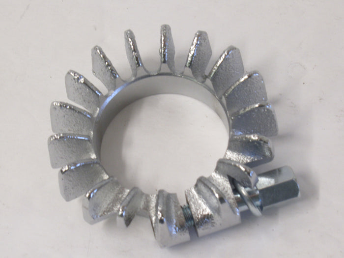 Triumph header clamp 71-0216 T120 650 TR6 exhaust clamp Rossett 1 3/4" 17 fins 70-4501