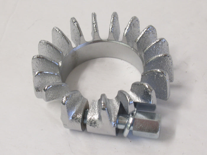 Triumph header clamp 71-0216 T120 650 TR6 exhaust clamp Rossett 1 3/4" 17 fins 70-4501
