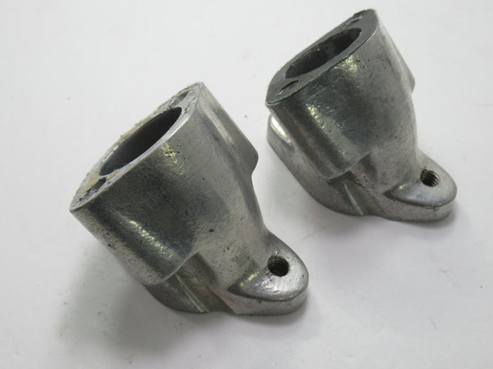 Triumph Pre-Unit TWIN authentic Webco dual carb intake manifold turn outs 650 500 used