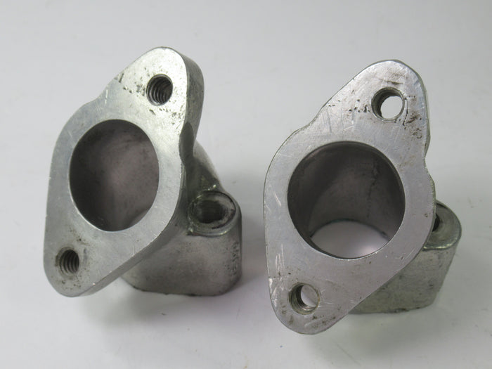 Triumph Pre-Unit TWIN authentic Webco dual carb intake manifold turn outs 650 500 used
