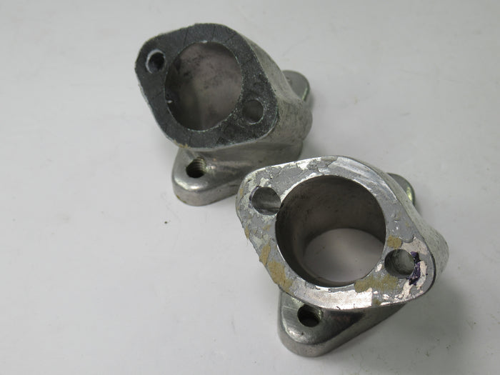 Triumph Pre-Unit TWIN authentic Webco dual carb intake manifold turn outs 650 500 used