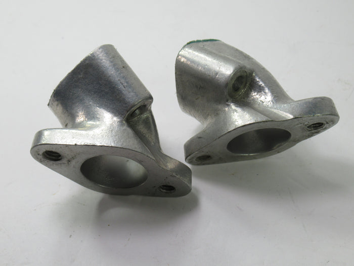 Triumph Pre-Unit TWIN authentic Webco dual carb intake manifold turn outs 650 500 used