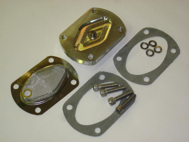 Triumph SRM pre-unit Finned sump plate w drain plug machined aluminum 70-0486