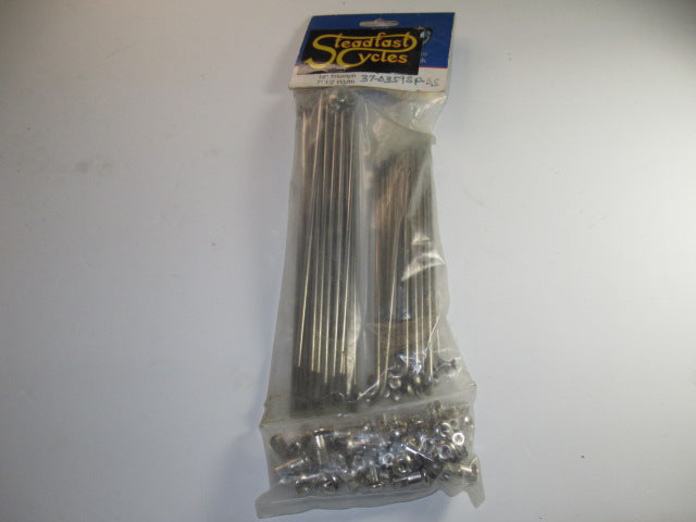 Triumph stainless spokes 19" 7" 1/2" drum brake for 37-0351 Pre-Unit Mid 1950s