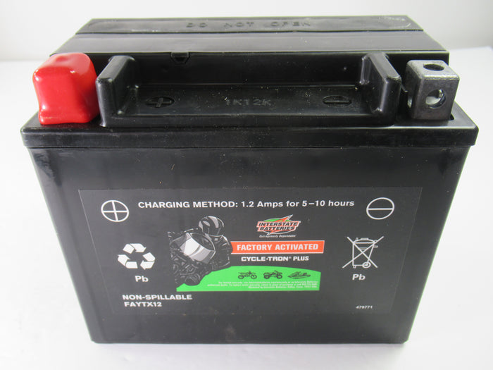 Triumph T100 Bonneville Battery Interstate Batteries YTX12 12V 10Ah 180CCA 01-13