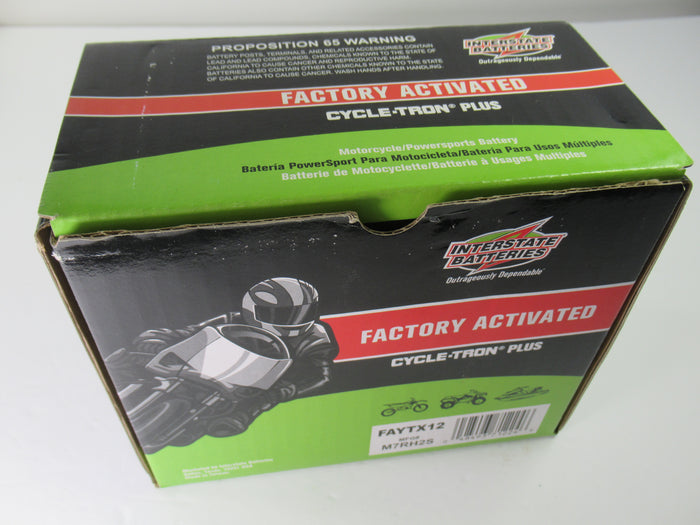 Triumph T100 Bonneville Battery Interstate Batteries YTX12 12V 10Ah 180CCA 01-13
