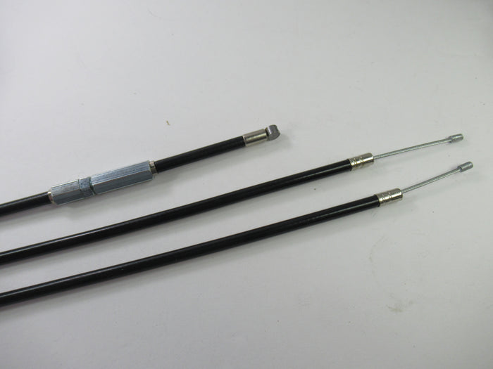 Triumph T120 AIR cable set 38" 2 to 1 choke cable set upper handlebar mount