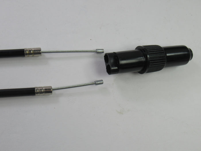 Triumph T120 AIR cable set 38" 2 to 1 choke cable set upper handlebar mount
